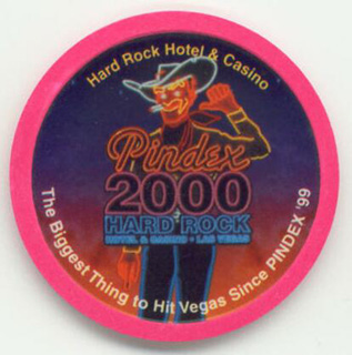Hard Rock Hotel Pindex Convention 2000 Casino Chip