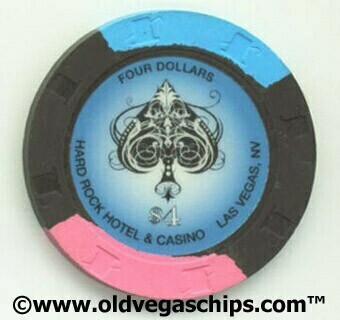 Hard Rock Hotel Poker Room $4 Casino Chip