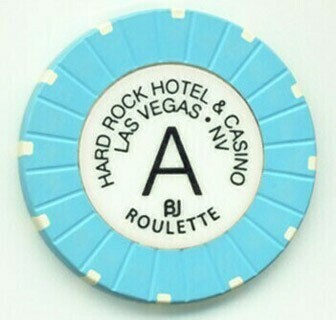 Hard Rock Hotel Roulette Casino Chip - Aqua