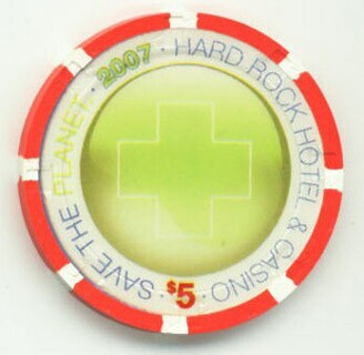Hard Rock Save the Planet 2007 $5 Casino Chip