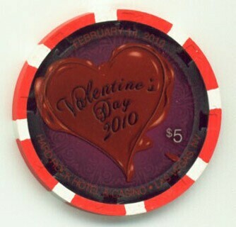 Hard Rock Valentine's Day 2010 $5 Casino Chip