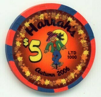 Harrah's Autumn 2006 $5 Casino Chip