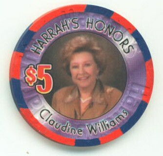 Las Vegas Harrah's Claudine 2001 $5 Casino Chip