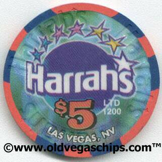 Harrah's Cook E. Jarr $5 Casino Chip