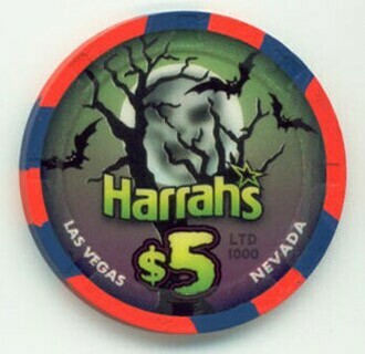 Harrah's Halloween 2006 $5 Casino Chip