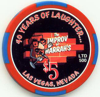 Harrah's Evening at the Improv $5 Casino Chip