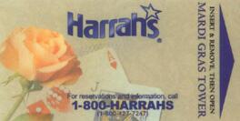 Las Vegas Harrah's Hotel Room Key