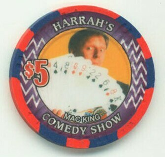 Harrah's Mac King 2001 $5 Casino Chip