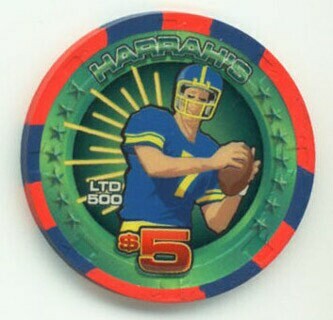 Harrah's Superbowl 2007 $5 Casino Chip Set