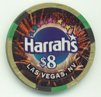 Harrah's Hotel Chinese New Year Tiger 2010 $8 Casino Chip