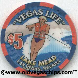 Las Vegas Harrah's Vegas Life Lake Mead $5 Casino Chip
