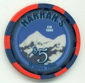 Harrah's Winter 2006 $5 Casino Chip