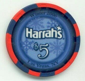 Harrah's Winter 2006 $5 Casino Chip