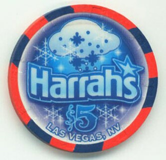 Harrah's Winter 2007 $5 Casino Chip
