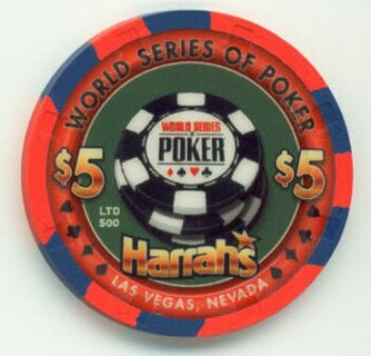 Harrah's World Series of Poker 2007 $5 Casino Chip