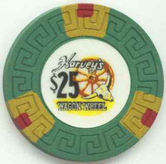 Harvey's Old & Obsolete $25 Casino Chip 