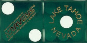 Harvey's Casino Dice