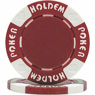 Hold'em Red Poker Chip