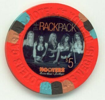 Hooters Rat Pack Sami $5 Casino Chip