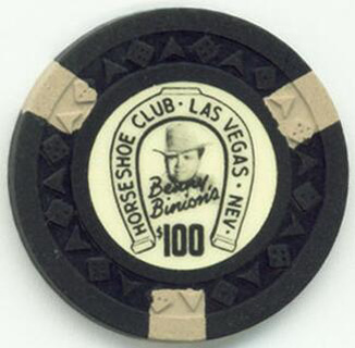 Binion's Horseshoe 1950's $100 Casino Chip 
