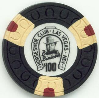 Binion's Horseshoe 1980's $100 Casino Chip 
