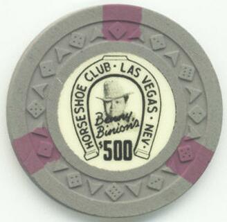 Binion's Horseshoe "Last Becky" $500 Casino Chip