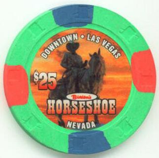 Binion's Horseshoe New $25 Casino Chip 