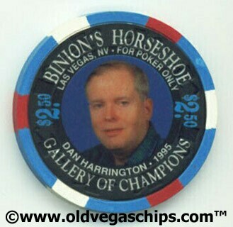Binion's Horseshoe WSOP Winner Dan Harrington $2.50 Casino Chip