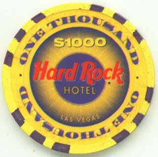 Las Vegas Hard Rock Hotel All Is One $1000 Casino Chip 