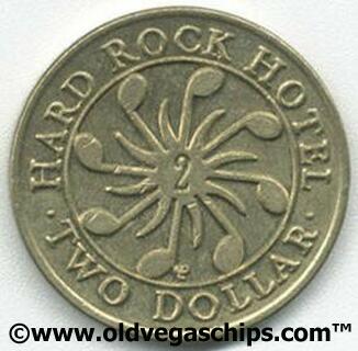 Las Vegas Hard Rock Hotel $2 Slot Token