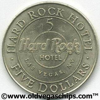 Las Vegas Hard Rock Hotel $5 Slot Token