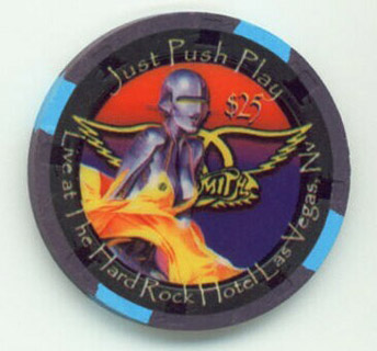 Hard Rock Hotel Aerosmith $25 Casino Chip