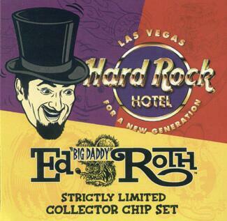 Hard Rock Big Daddy Roth Car Set Casino Chips