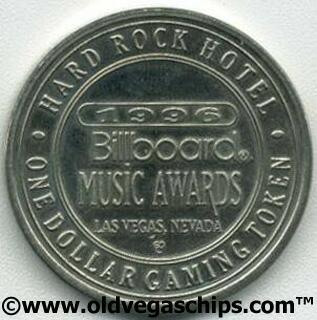 Hard Rock Hotel BMA 1996 $1 Slot Token