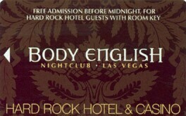 Hard Rock Hotel Room Key
