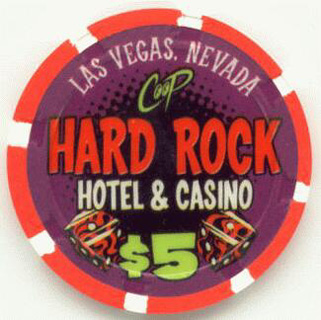 Las Vegas Hard Rock Coop 2005 $5 Casino Chip