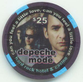 Hard Rock Hotel Depeche Mode $25 Casino Chip