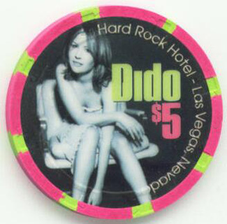 Hard Rock Dido 2004 $5 Casino Chip 