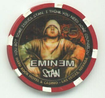 Hard Rock EMINEM 2001 $5 Casino Chip
