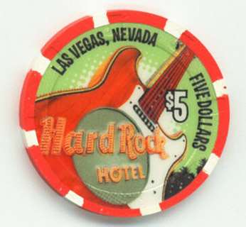 Hard Rock Hotel Fairway to Heaven 2005 $5 Casino Chip