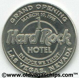 Las Vegas Hard Rock Hotel Grand Opening $1 Slot Token 