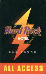 Las Vegas Hard Rock Hotel Room Key