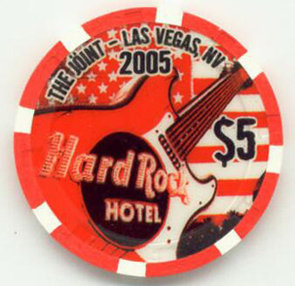Las Vegas Hard Rock Hotel Motley Crue $5 Casino Chip