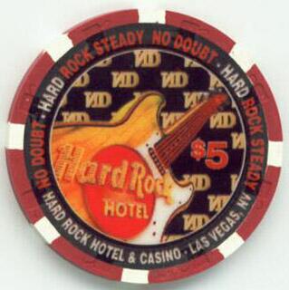 Las Vegas Hard Rock Hotel No Doubt $5 Casino Chip