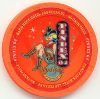 Hard Rock Hotel Pindex Convention 2004 Casino Chip 