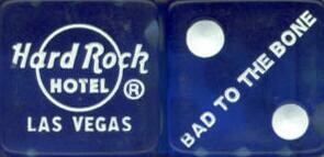 Las Vegas Hard Rock Hotel Casino Dice