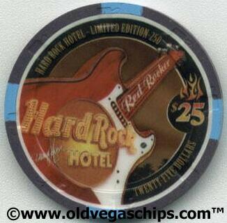 Hard Rock Sammy Hagar 2002 $25 Casino Chip