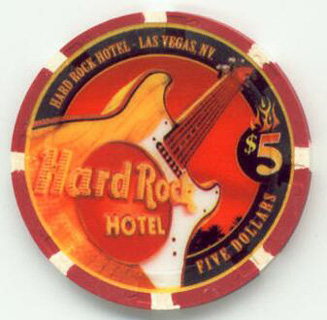 Hard Rock Sammy Hagar 2002 $5 Casino Chip