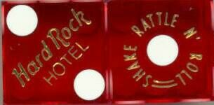 Las Vegas Hard Rock Hotel Casino Dice