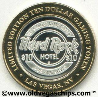 Hard Rock Hotel 1959 Gretsch 6120 $10 Silver Strike Token